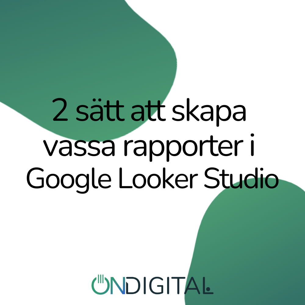 skapa rapporter looker